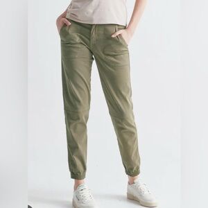 NWT DUER Women’s Live Free High Rise Jogger 25 Army Green Thyme Elastic Casual